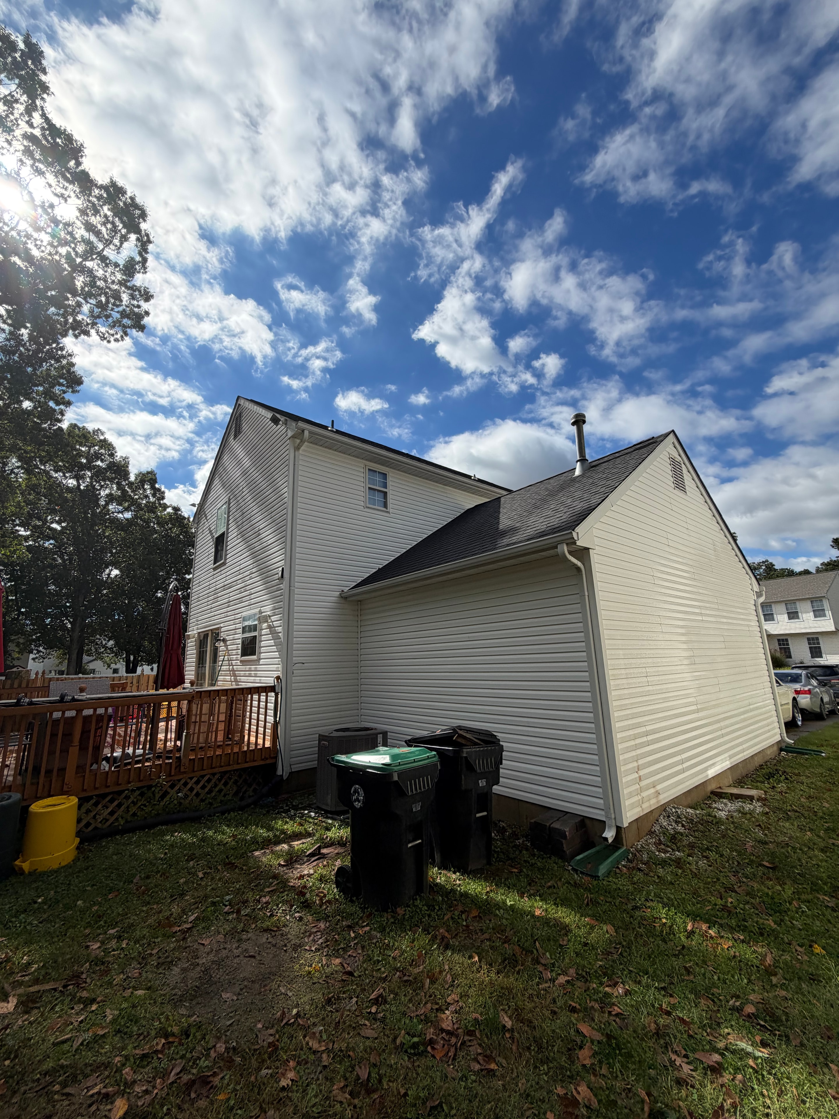 Exterior after professional cleaning